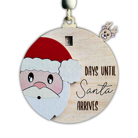 Countdown Wooden Ornament