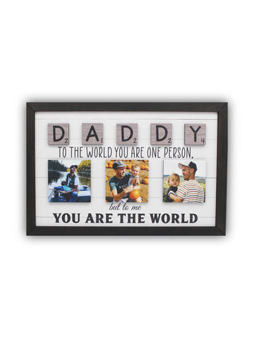 Daddy/Grandpa Sign With Little Photos