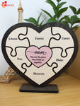 Heart Puzzle Pieces Sign